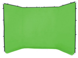 Panoramic Background Cover 4m Chromakey Green