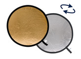 Collapsible Reflector 75cm Silver/Gold