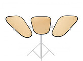 Triflector MKII Set of 3 Gold/White Panels
