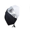 Umbrella All In One 72cm Silver/White