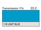 Lighting Filter 53x61cm - 118 Light Blue