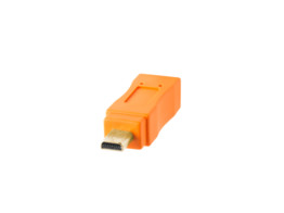 TetherPro USB-C to 2.0 Mini-B 8-Pin  15   4.6m   High-Visibility Orange
