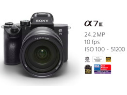 Sony Alpha 7 III Mirrorless full frame 24mp Digital Camera