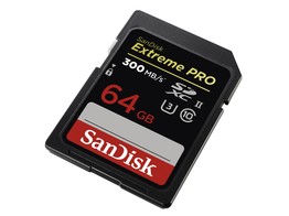 SanDisk SDXC Extreme Pro 64GB 300MB/s C10 UHS-II V30