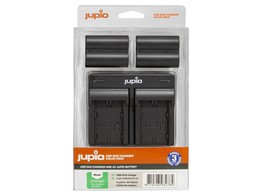 Jupio Value Pack  2x Battery NP-W235   USB Dual Charger