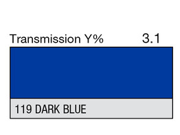 Lighting Filter 53x61cm - 119 Dark Blue