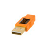 TetherPro USB 2.0 to Mini-B 8-Pin  15   4.6m   High-Visibility Orange