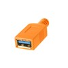 TetherPro USB-C to USB Female Adapter  extender   15   4.6m   Orange